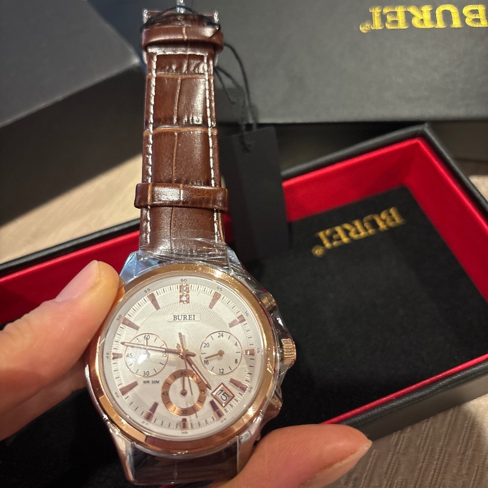 Brand new watch - Buret leather band